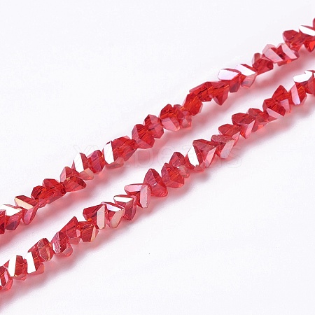 Transparent Glass Beads Strands GLAA-H022-09B-01-1