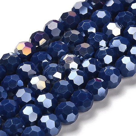 Opaque Glass Beads Stands EGLA-A035-P8mm-B09-1