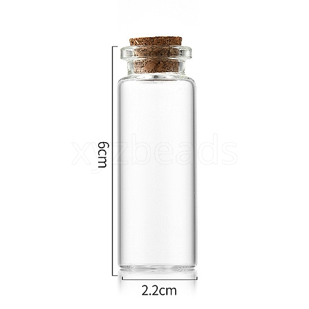 Glass Bottle CON-WH0085-70D-1