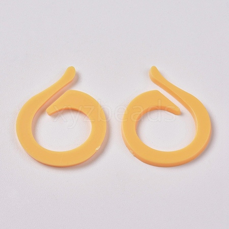 Plastic Counting Split Ring DIY-WH0152-24B-04-1