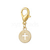 Alloy Enamel Pendant Decoration HJEW-JM00974-3