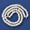 Electroplated Synthetic Non-Magnetic Hematite Beads Strands G-U003-11B-2
