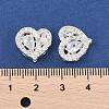 Rack Plating Brass Micro Pave Cubic Zirconia Beads KK-F879-04S-02-3