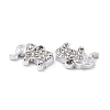 Alloy Crystal Rhinestone Pendants ALRI-H004-22P-2