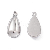 304 Stainless Steel Pendants STAS-B031-26P-1