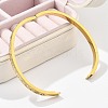 304 Stainless Steel Rhinestone Bangles for Women BJEW-Z092-13G-3