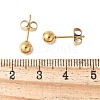 304 Stainless Steel Stud Earrings for Women EJEW-E603-06A-G-2