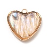 Brass Enamel Pendants KK-K252-10G-03-2