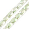 Transparent Electroplate Glass Beads Strands EGLA-I017-03-FR03-1