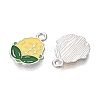 Alloy Enamel Pendants ENAM-Q003-08P-2