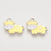 Alloy Enamel Pendants ENAM-S119-005B-1