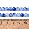Natural Dyed Persian Jade Beads Strands G-Q609-6mm-01-5