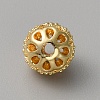 Brass Cubic Zirconia Beads KK-WH0081-07A-G-2