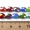 Electroplate Glass Beads Strands EGLA-C004-06-4
