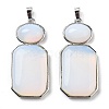 Opalite Human Body Shaped Pendants G-P552-03P-03-1