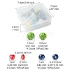 40Pcs Handmade Fancy Antique Glazed Porcelain Beads PORC-FS0001-04-4