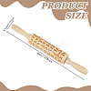 Wood Rolling Pin AJEW-WH0819-008A-2
