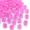 Transparent Crackle Acrylic Beads MACR-S373-66C-N20-1