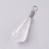 Quartz Crystal Pendants G-I220-E08-1