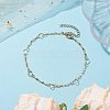 304 Stainless Steel Anklet AJEW-AN00608-2