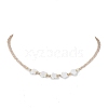 Glass Beads Necklaces NJEW-JN04721-4