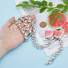 Glass Rhinestone Handmade Beaded Chains FIND-WH0161-66A-3