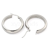 Tarnish Resistant 202 Stainless Steel Hoop Earrings X-EJEW-H003-38P-04-2