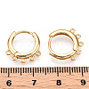 Brass Earring Findings KK-O100-02E-G-3