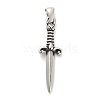 316 Surgical Stainless Steel Pendants LS-STAS-A123-04A-AS-1