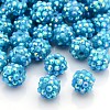 Resin Rhinestone Beads RESI-S256-12mm-SAB17-2