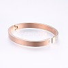 304 Stainless Steel Bangles BJEW-P223-28RG-3