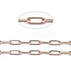 Ion Plating(IP) 304 Stainless Steel Paperclip Chains CHS-F010-01C-RG-01-1