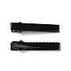 Black Iron Flat Alligator Hair Clip  Findings X-PHAR-S039-46mm-1