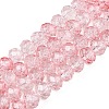 Transparent Glass Beads Strands GLAA-T023-8mm-A08-1