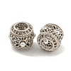 Rack Plating Alloy European Beads FIND-B034-28P-2