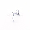 Anti-Tarnish 304 Stainless Steel 20 Gauge Fake Lip Rings Piercing Jewelry WGC994D-07-1