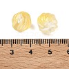 Two-tone Transparent Glass Beads GLAA-H041-02C-3