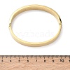 304 Stainless Steel & Rhinestone Hinged Bangles for Women BJEW-Z178-06G-5