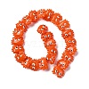 Transparent Glass Enamel Beads LAMP-V001-08K-3