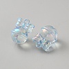Transparent UV Plating Acrylic Pendants TACR-TAC0001-10-2