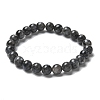 Natural Larvikite Bead Stretch Bracelets BJEW-K212-B-046-6