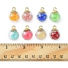 20Pcs Transparent Glass Bottle Pendants GLAA-FS0001-40-6