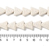 Triangle Dyed Natural Lava Rock Beads Strands G-O126-04A-02-4