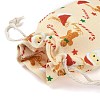 Christmas Theme Cloth Printed Storage Bags ABAG-F010-02A-04-3
