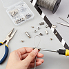 4 Styles 201 Stainless Steel Wire Rope Clamps STAS-GA0001-39-3