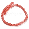 Cherry Quartz Glass Beads Strands G-F781-A01-01-3