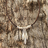 Teardrop Bohemian Style Alloy Pendant Necklaces FS-WG785B4-01-2