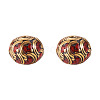2Pcs Handmade Tibetan Style Beads KK-TA0008-43-1
