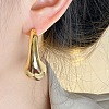 Alloy with Enamel Ear Studs EJEW-U002-08G-1