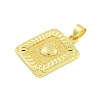 Rack Plating Brass Pendants KK-U021-12G-01-2